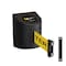 Montour Line Retractable Belt Barrier, Wall Mount, Black Magnetic 20 ft. Caution Belt WMX160-BK-CAUYB-M-M-200 - alternate 1